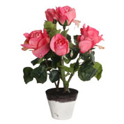 Planta Artificial - Rosal Rosado - MICA